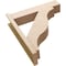 Ekena Millwork 8-in W x 34-in D x 38-in H Funston Block Rough Cedar Woodgrain TimberThane Outlooker, Primed Tan OUTUR080X34X38FST44RCPR - alternate 4